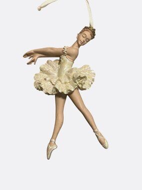 Ballet Dancer Ballerina Christmas Hanging Ornament Figurine